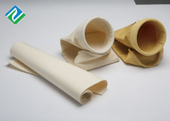 ISO9001 کیف های جمع کننده گرد و غبار نمدی پلی استر Nomex 550gsm