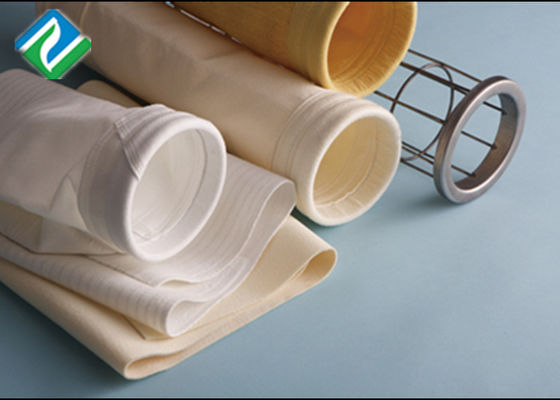 ISO9001 کیف های جمع کننده گرد و غبار نمدی پلی استر Nomex 550gsm