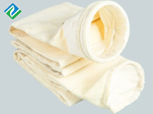 ISO9001 ضد استاتیک کیسه های فیلتر نمدی سوزنی پلی استر 0.5 میکرونی
